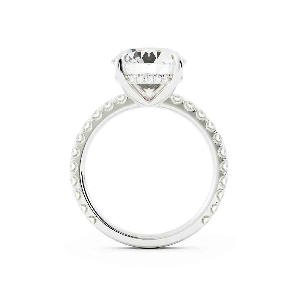 Large Round Diamond Ring