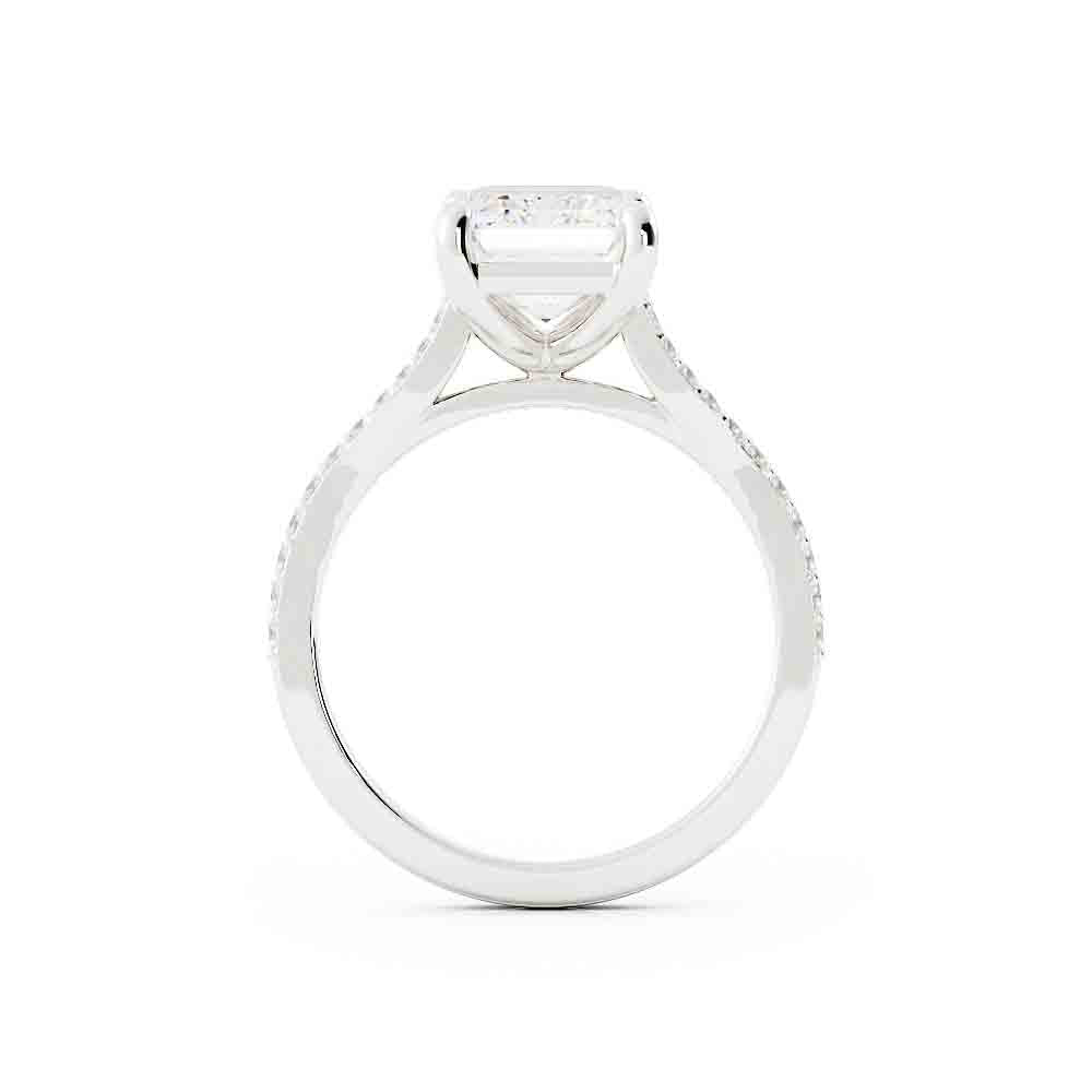 Emerald Cut Diamond Ring