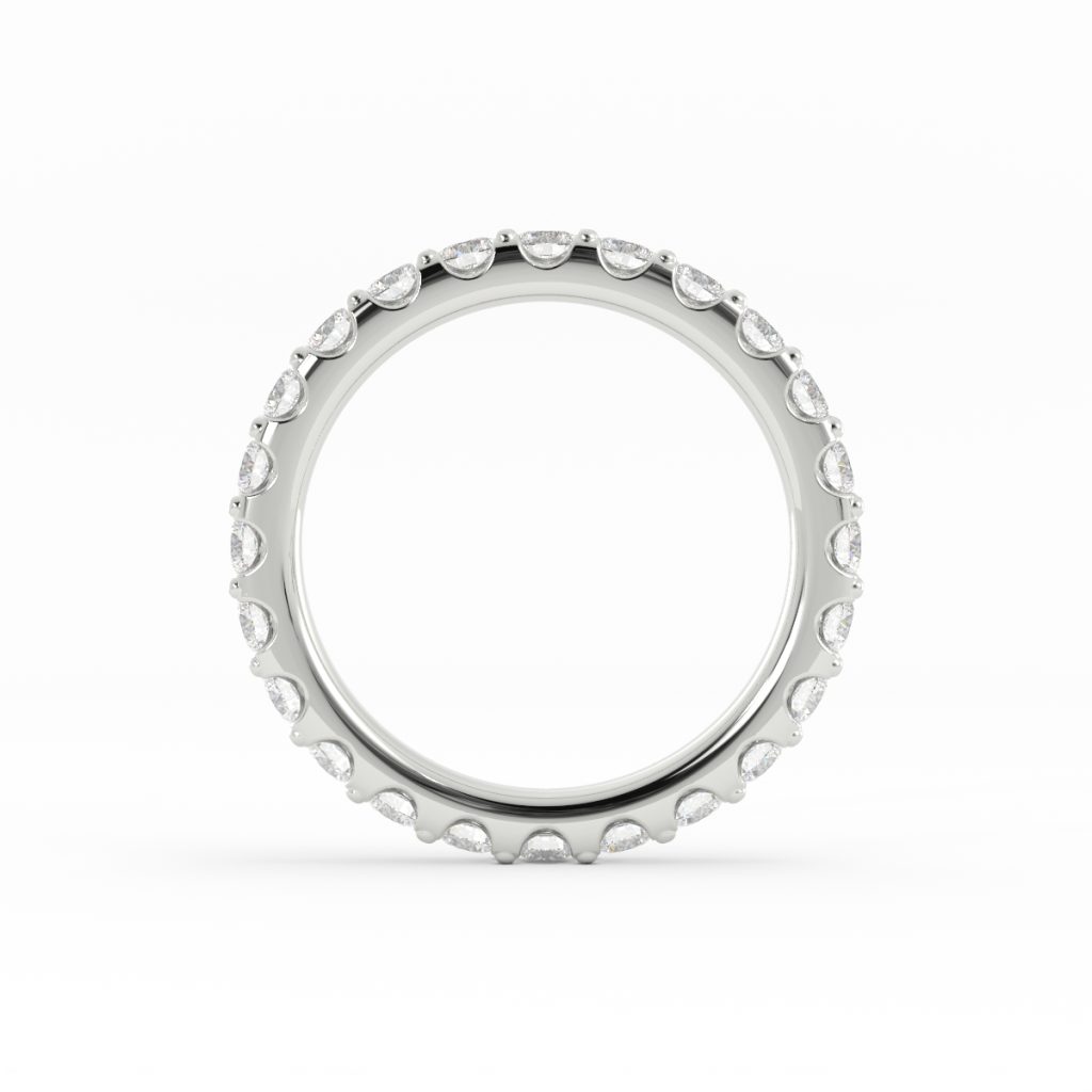 Round Diamond Eternity Band