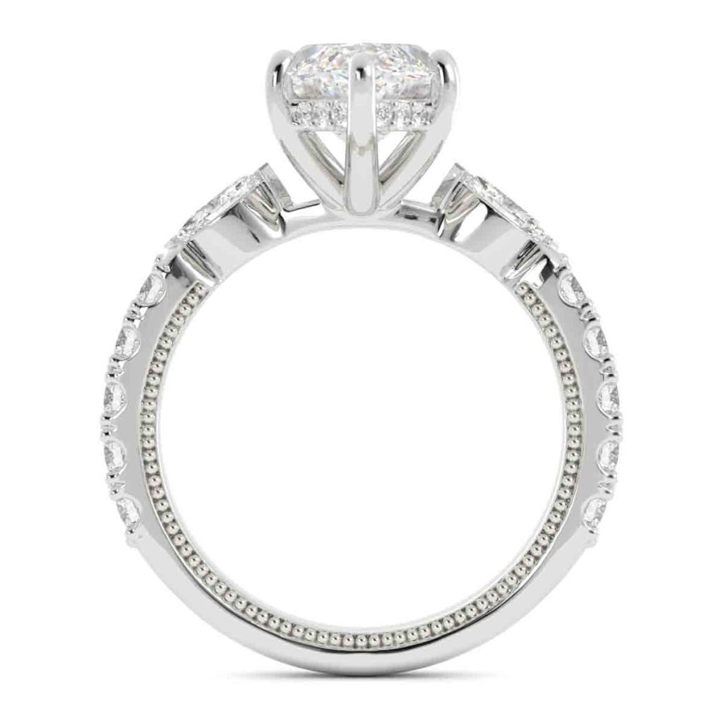 Marquise with Side Stones Diamond Ring