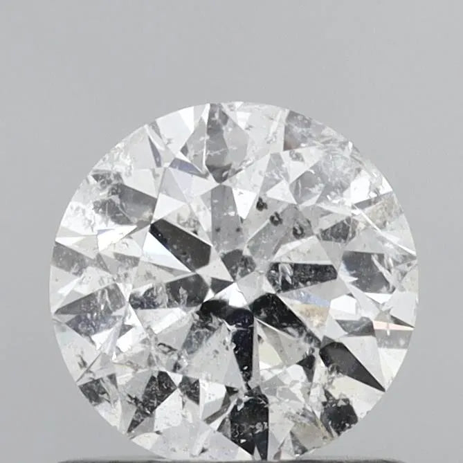 0.70ct Round Natural Diamond (Colour E, Clarity I1, Cut EX, IGI Certified)
