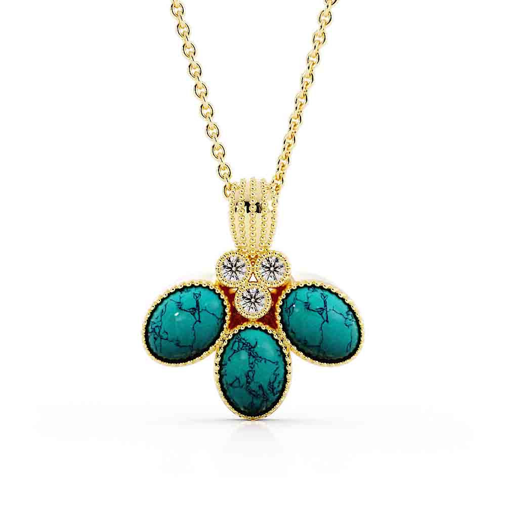 0809 Turq pendant