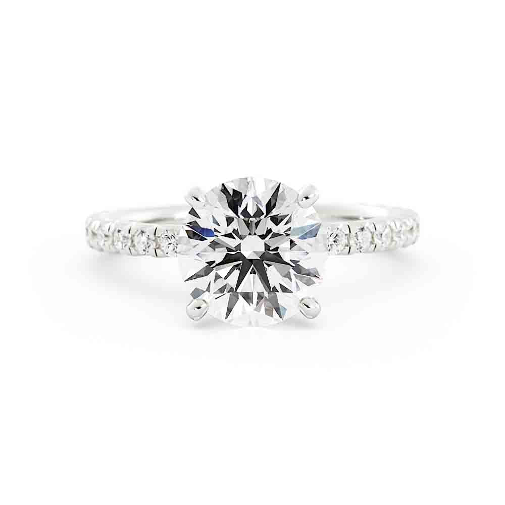 Classic Rd Diamond Engagement Ring
