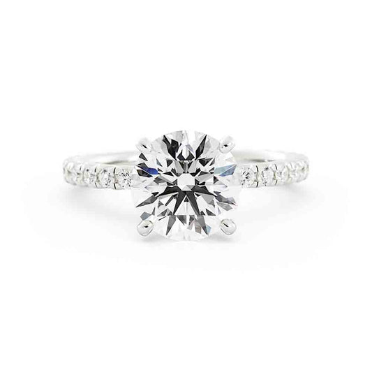 Classic Rd Diamond Engagement Ring