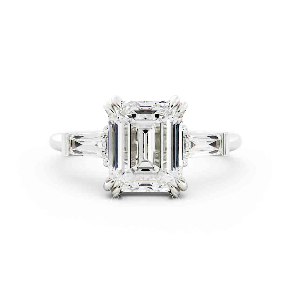 Classic 3 Stone Engagement Ring