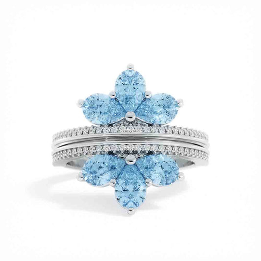 Surround Your Solitaire With This Fashionable Guard Set