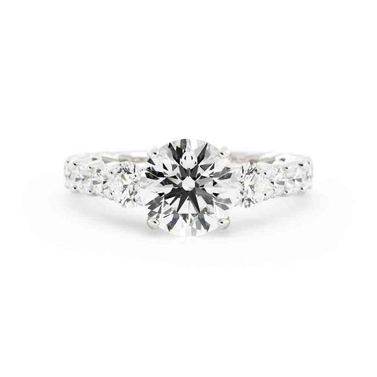Customer Diamond For The Three Center Stone