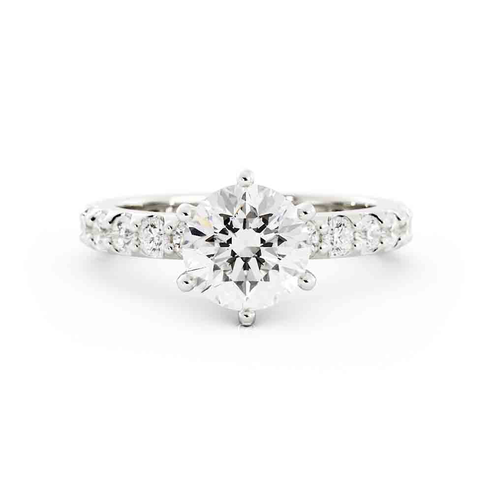 Round Diamond Engagement Ring