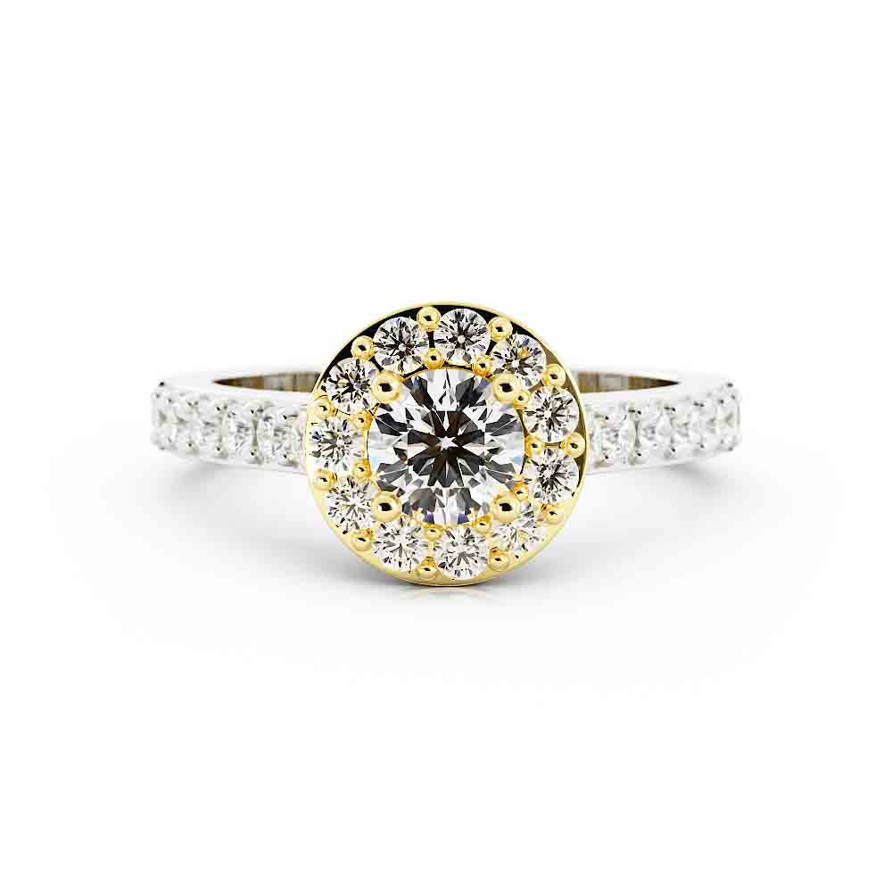 Halo Diamond Ring