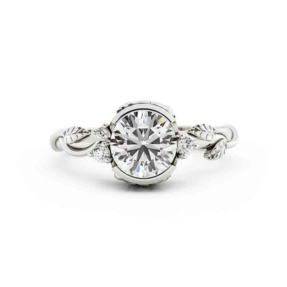 Organic Diamond Ring