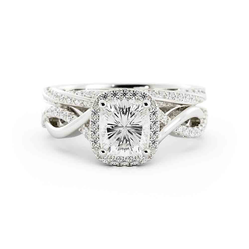 Twisted Engagment Ring and Band