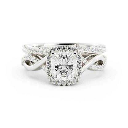 Twisted Engagment Ring and Band