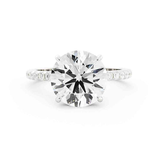 Large Round Diamond Ring