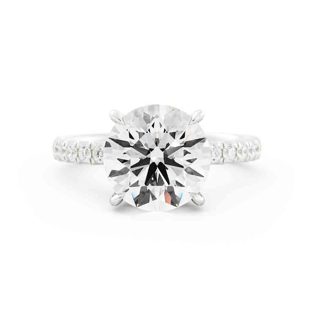 Large Round Diamond Ring