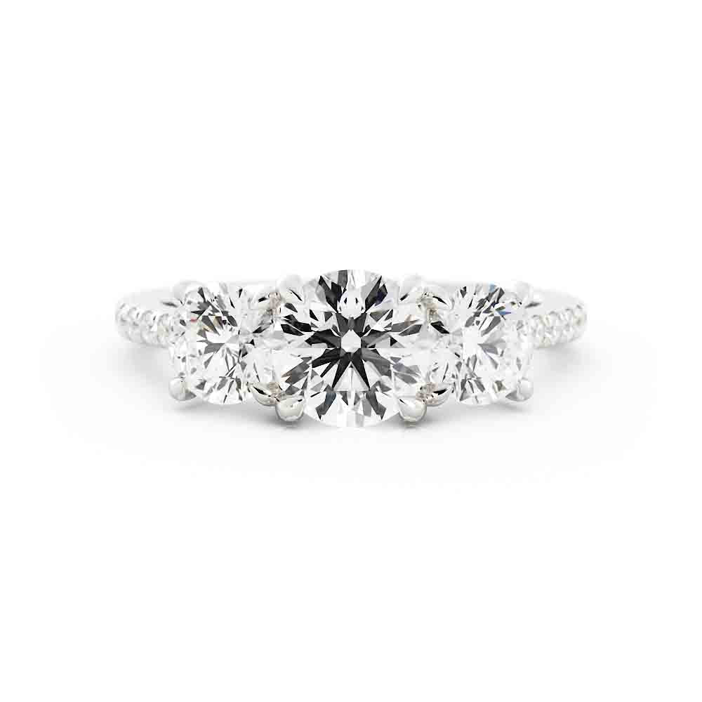 Three Stone Diamond Ring