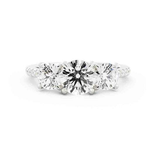 Three Stone Diamond Ring