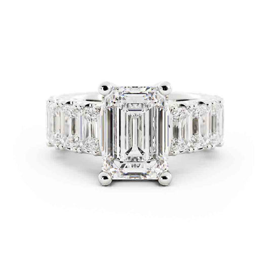 Emerald Cut Diamond Ring