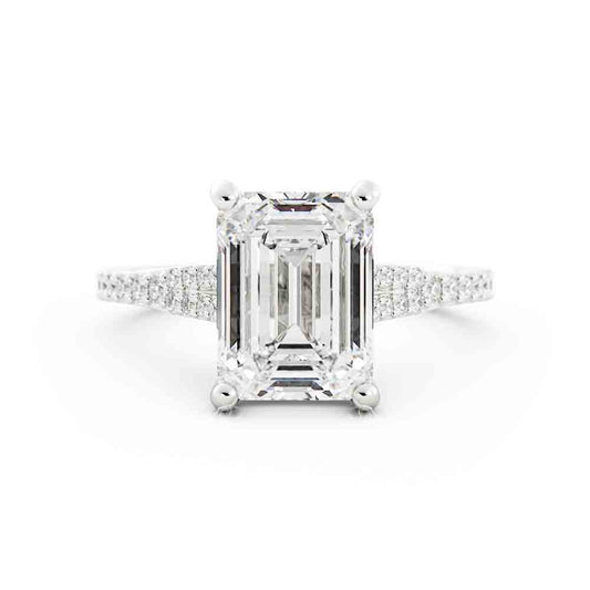Emerald Cut Diamond Ring