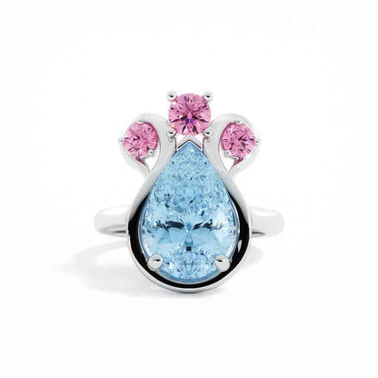 Right Hand Colored Stone Ring