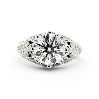 Vintage Round Diamond Ring