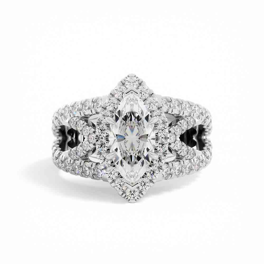 Fashion Diamond Marquise Ring