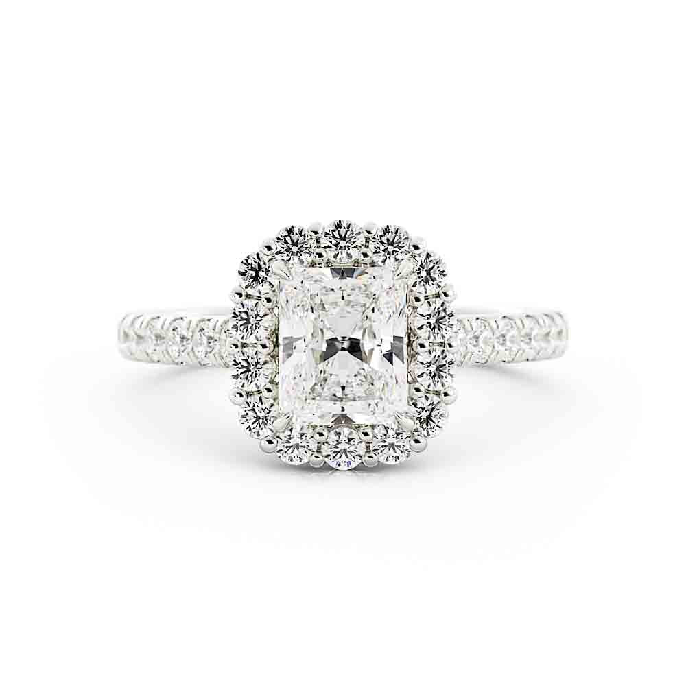 Radiant Diamond Engagement Ring