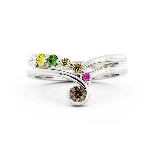 Colored Diamond Fashion Ring