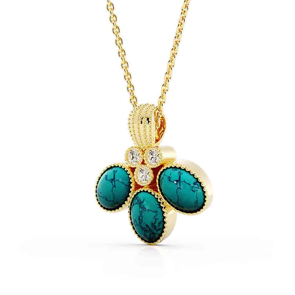 0809 Turq pendant