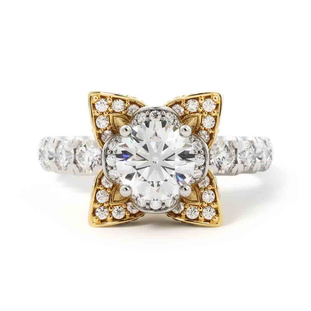 Flower Diamond Ring