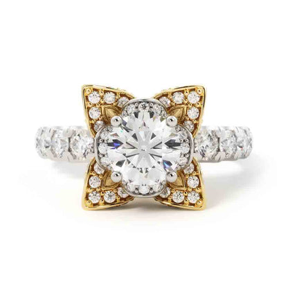 Flower Diamond Ring