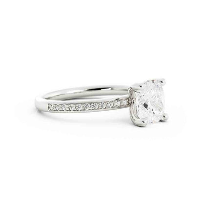 Rd Diamond Ring With Bead Set Diamonds