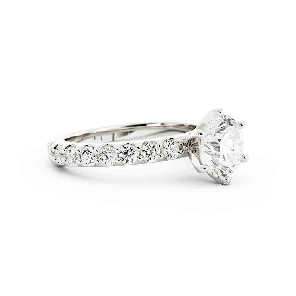 Round Diamond Engagement Ring