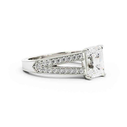 Split Shank Diamond Ring