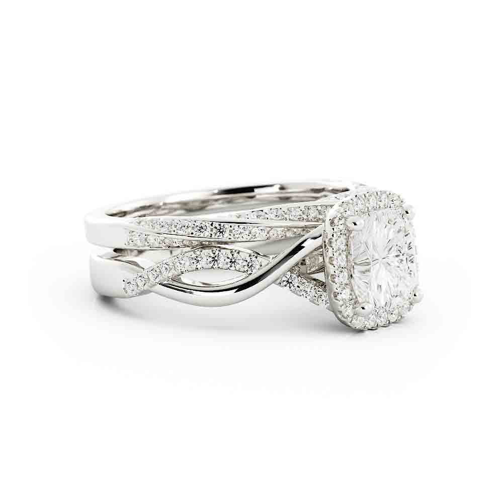 Twisted Engagment Ring and Band