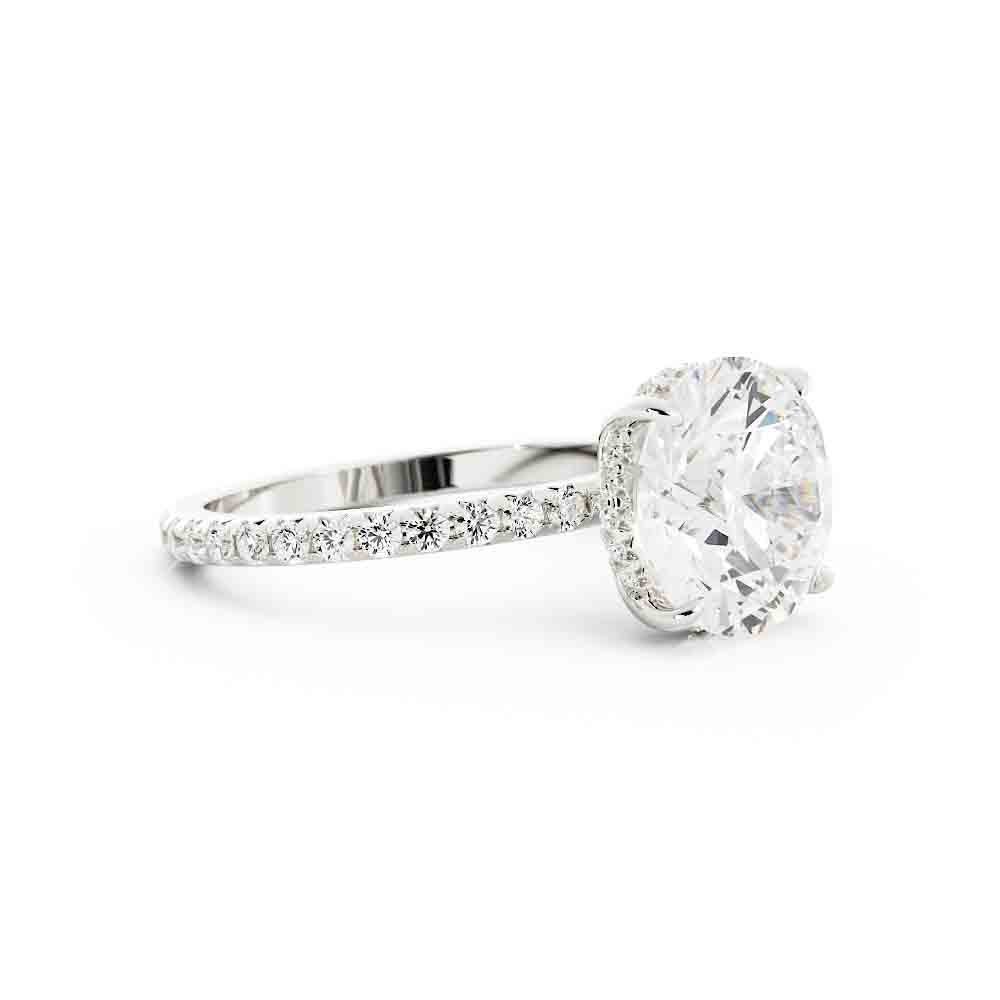 Large Round Diamond Ring