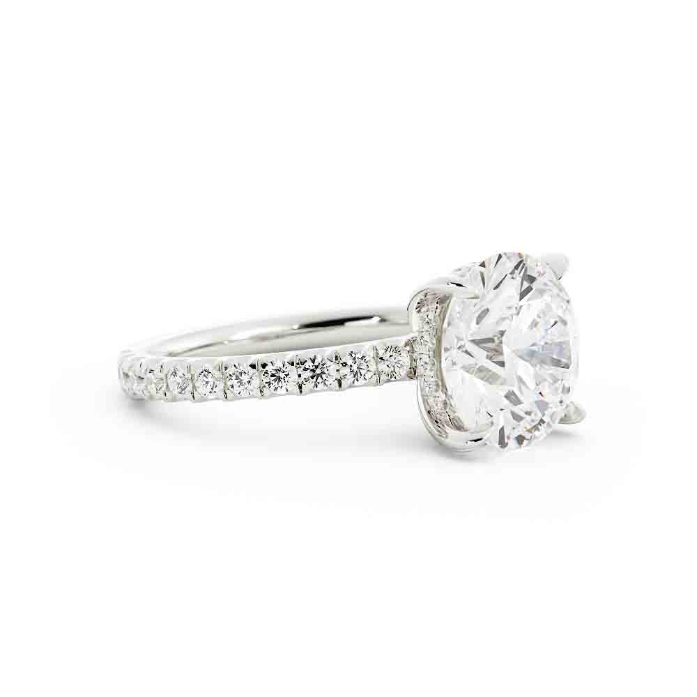 Large Round Diamond Ring