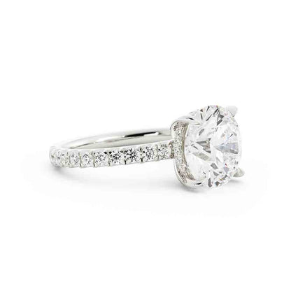 Large Round Diamond Ring