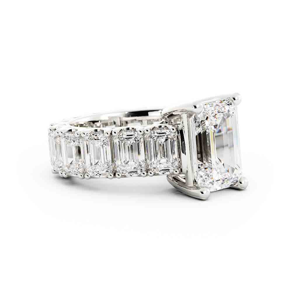 Emerald Cut Diamond Ring