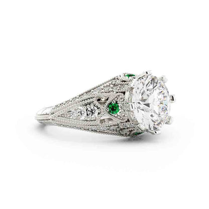 Vintage Round Diamond Ring