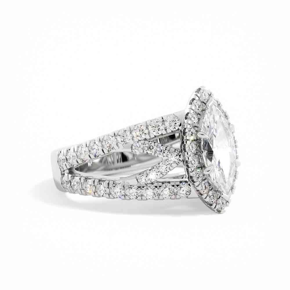 Fashion Diamond Marquise Ring