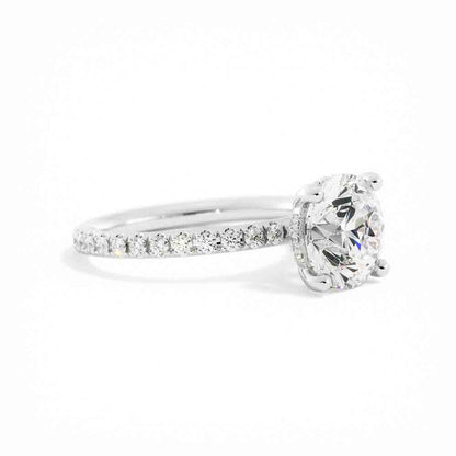 Delicate Diamond Solitaire Ring
