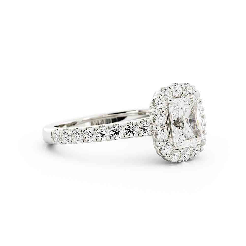 Radiant Diamond Engagement Ring