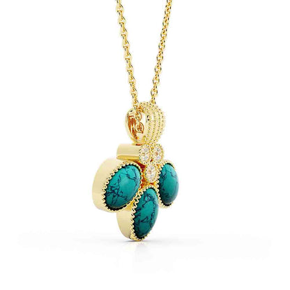 0809 Turq pendant