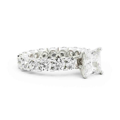 Eternity Diamond Ring With Princess Center
