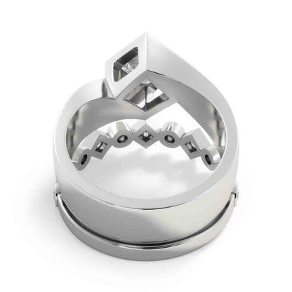 Princess and Round Diamond Set