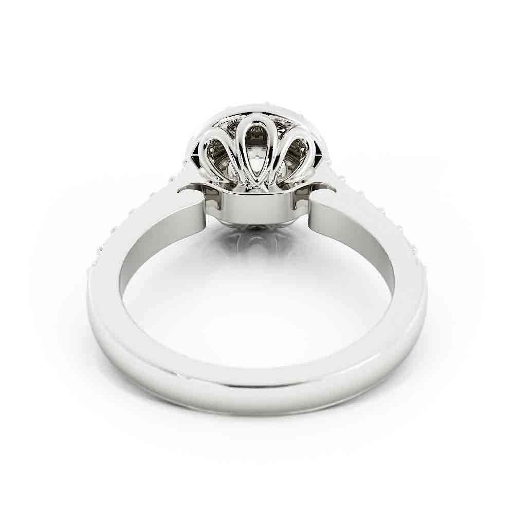 Halo Rd Diamond Ring