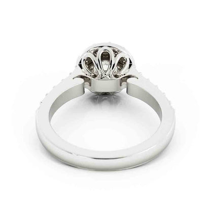 Halo Rd Diamond Ring