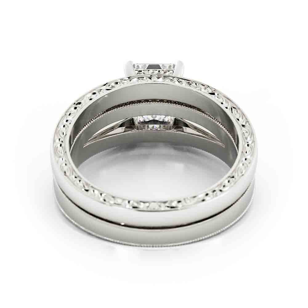 Split Shank Diamond Ring Set