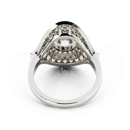 Vintage Designed Ring with Bag Sides