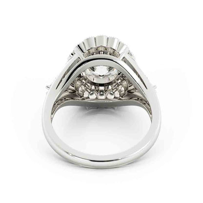 Vintage Designed Ring with Bag Sides